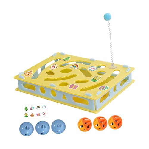 Fzaqwen Katzen-Drehspielzeug für drinnen, fördert Jagd und Spiel, Style C Fzaqwen Katzen-Drehspielzeug für drinnen, fördert Jagd und Spiel, Style C von Fzaqwen