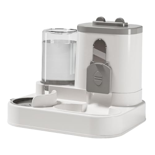 Fzaqwen Katzenfutter Und Wasserspender, Automatischer Innen Und Reisevorrat, Schwerkraft Futterspender Fzaqwen Katzenfutter Und Wasserspender, Automatischer Innen Und Reisevorrat, Schwerkraft Futterspender von Fzaqwen