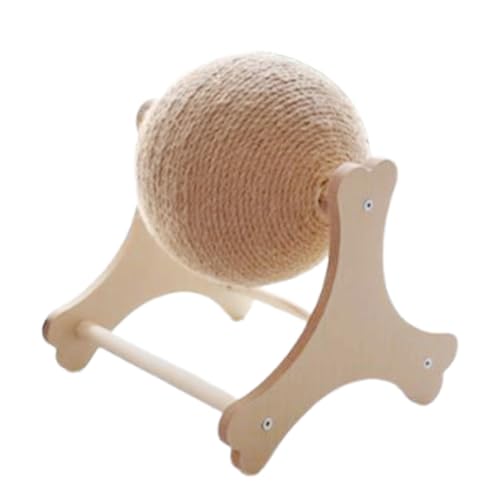 Fzaqwen Katzenkratzball mit Stabilem Stand, Schützt Möbel, Interaktives Spielzeug, Kratzball für Hauskatzen, Bewegung Und Spiel, Knochenform Fzaqwen Katzenkratzball mit Stabilem Stand, Schützt Möbel, Interaktives Spielzeug, Kratzball für Hauskatzen, Bewegung Und Spiel, Knochenform von Fzaqwen