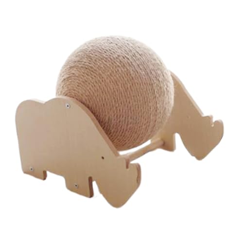 Fzaqwen Katzenkratzball mit Stabilem Stand, Schützt Möbel, Interaktives Spielzeug, Kratzball für Hauskatzen, Bewegung Und Spiel, Nashornform Fzaqwen Katzenkratzball mit Stabilem Stand, Schützt Möbel, Interaktives Spielzeug, Kratzball für Hauskatzen, Bewegung Und Spiel, Nashornform von Fzaqwen