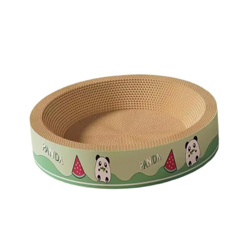 Fzaqwen Kratzbaum Aus Karton, Sofa Möbelschutz für Hauskatzen, Atmungsaktiv, 2 in 1, Round M von Fzaqwen