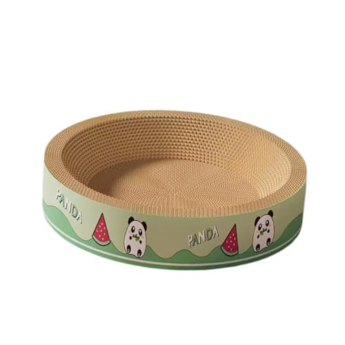 Fzaqwen Kratzbaum Aus Karton, Sofa Möbelschutz für Hauskatzen, Atmungsaktiv, 2 in 1, Round S von Fzaqwen