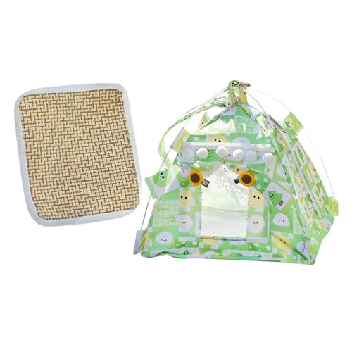 Fzaqwen Papagei Hängezelt, Conure Haus, Außen, Atmungsaktives Fenster, Habibat, Haus für Kleine Tiere, Sittiche, Unzertrennliche, Wellensittiche, GrÜn Fzaqwen Papagei Hängezelt, Conure Haus, Außen, Atmungsaktives Fenster, Habibat, Haus für Kleine Tiere, Sittiche, Unzertrennliche, Wellensittiche, GrÜn von Fzaqwen