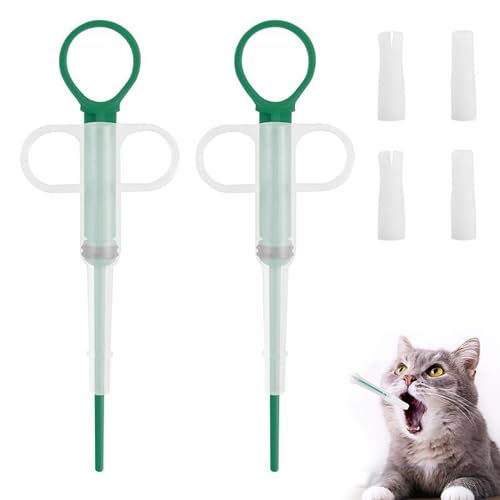 Fzcyuoo 2 Stück Haustier Pillendosierer für kleine Katzen Hunde, Pillenpistolenspender Shooter Weiche Spitze Tablet Spritze Schieber Tier Medizin Futterspender Wiederverwendbare Katze Pillenspender Fzcyuoo 2 Stück Haustier Pillendosierer für kleine Katzen Hunde, Pillenpistolenspender Shooter Weiche Spitze Tablet Spritze Schieber Tier Medizin Futterspender Wiederverwendbare Katze Pillenspender von Fzcyuoo