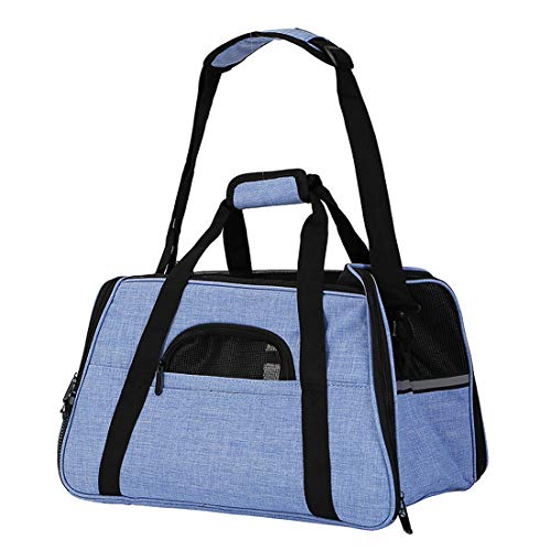 BigForest Hundetragetasche, Flugzeug-zugelassen, weiche Seiten, für kleine Hunde und Katzen von G-Petbag