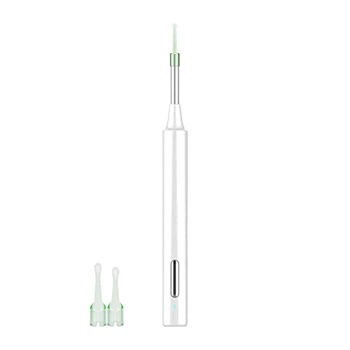 Q Grips High Definition Smart Visual Ear Digging Spoon Visueller Lichtemittierender Ohrlöffel WiFi Visual Ear Picking Endoskopische Reinigung Ohrenschmalz Sichtbarer Ohrstecker Echt (White, One Size) Q Grips High Definition Smart Visual Ear Digging Spoon Visueller Lichtemittierender Ohrlöffel WiFi Visual Ear Picking Endoskopische Reinigung Ohrenschmalz Sichtbarer Ohrstecker Echt (White, One Size) von GADXE