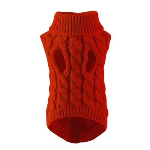 GAGALU Hunde-Kapuzenpullover für kleine und mittelgroße Hunde, Katzen, Kleidung, Winter, warm, Haustier, Rollkragen, Chihuahua, Weste, weicher Yorkie-Mantel, Teddyjacke, Rot, Größe L GAGALU Hunde-Kapuzenpullover für kleine und mittelgroße Hunde, Katzen, Kleidung, Winter, warm, Haustier, Rollkragen, Chihuahua, Weste, weicher Yorkie-Mantel, Teddyjacke, Rot, Größe L von GAGALU