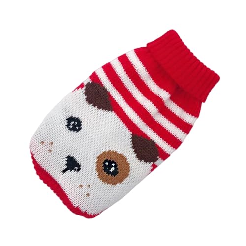 GAGALU Jersey de Perros Ropa De Perro De Invierno Ropa De Suéter De Navidad Cálido Ropa De Mascota-Perro Rojo-Xs von GAGALU