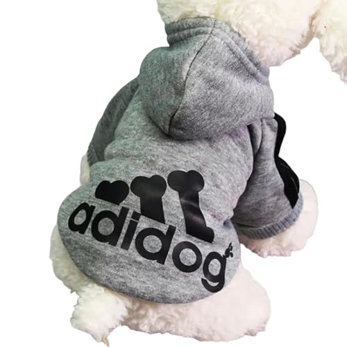 GAGALU ropa de mascota Ropa De Mascotas Pequeños Perros Medios Medianos Sudaderas Con Capucha De Cachorros De Puta Mascotas Para Mascotas De Perros Ropa-Gris-S von GAGALU