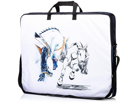 GALOP WEAR Schabrackentasche mit Pferdeaufdruck Schimmel für den Reitsport von GALOP WEAR