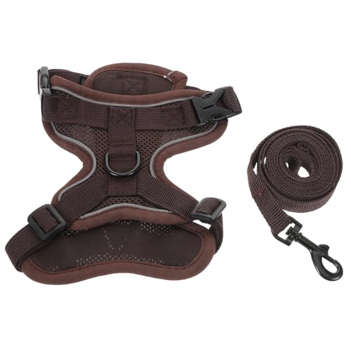 GALPADA 1 Satz Reflektierende Hundeweste mit Leine Atmungsaktives Verstellbares Geschirr für Große Katzen und Kleine für Outdoor Aktivitäten Verbesserte Sichtbarkeit GALPADA 1 Satz Reflektierende Hundeweste mit Leine Atmungsaktives Verstellbares Geschirr für Große Katzen und Kleine für Outdoor Aktivitäten Verbesserte Sichtbarkeit von GALPADA