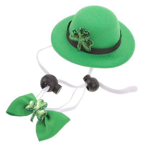 GALPADA 1 Satz Set aus Mütze und Krawatte für Haustiere Abdeckung Zubehör Körperpflege Zylinder für Hund Hüte St. Patrick's Day Haustierkostüm St. Patricks Day Hundekleidung Polyester Grün GALPADA 1 Satz Set aus Mütze und Krawatte für Haustiere Abdeckung Zubehör Körperpflege Zylinder für Hund Hüte St. Patrick's Day Haustierkostüm St. Patricks Day Hundekleidung Polyester Grün von GALPADA