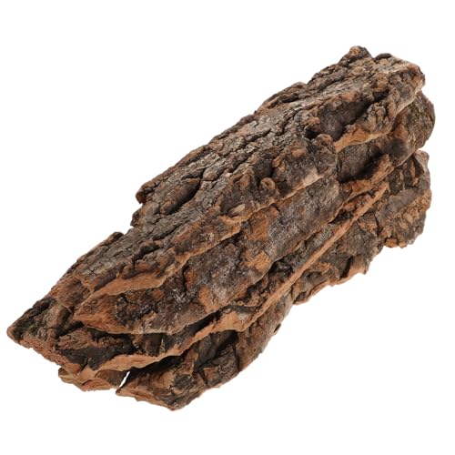 GALPADA 1 Satz Versteckplatz für Reptilien Wie Schlangen Schildkröten und Eidechsen Korkrinde Substrat für Terrarien und Aquarien Zufällige Form von GALPADA