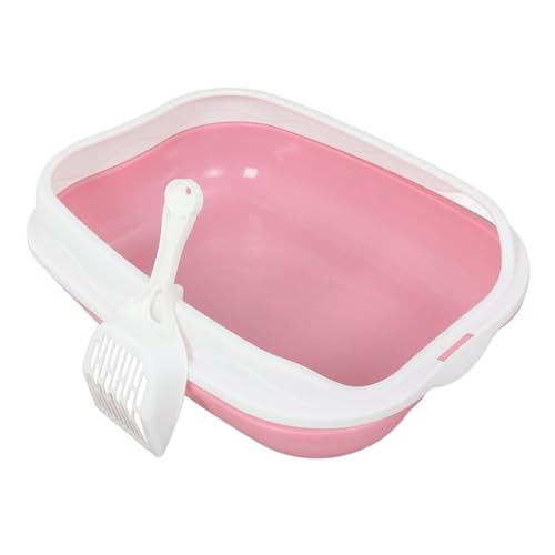 GALPADA 1 Set Abnehmbare Katzentoilette Mit Halbgeschlossenem, Spritzwassergeschütztem Kätzchen-töpfchen, Kunststoff-katzentoilette Mit Schaufeln Für Den Einsatz Kleiner Katzen Im GALPADA 1 Set Abnehmbare Katzentoilette Mit Halbgeschlossenem, Spritzwassergeschütztem Kätzchen-töpfchen, Kunststoff-katzentoilette Mit Schaufeln Für Den Einsatz Kleiner Katzen Im von GALPADA