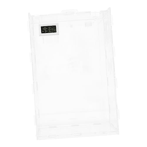 GALPADA 1 Stück Futterbox für Reptilien Transparente Fütterungsbox für Kriechtiere mit Belüftungsöffnungen Terrarium für Haustiere für Reptilienliebhaber von GALPADA