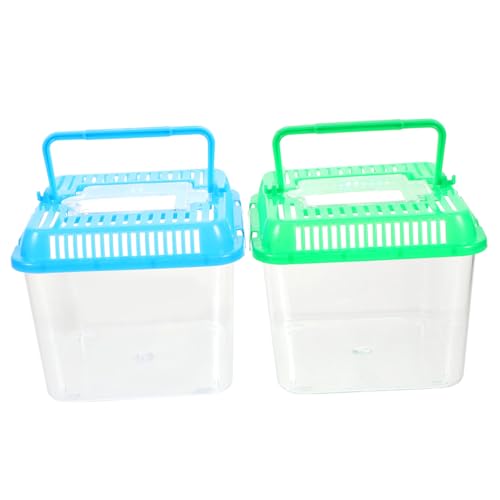 GALPADA 1 Stück Haustierkiste Klein Schüssel Drinnen Schildkröte Critter Produkt Fall Futterspender Fischbehälter Container Fütterung Transportbehälter Für Fische Plastik Zufällige Farbe GALPADA 1 Stück Haustierkiste Klein Schüssel Drinnen Schildkröte Critter Produkt Fall Futterspender Fischbehälter Container Fütterung Transportbehälter Für Fische Plastik Zufällige Farbe von GALPADA