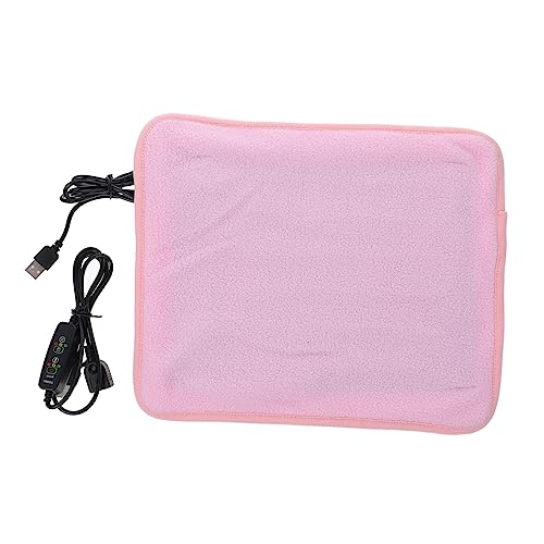 GALPADA 1 Stück Heizkissen für Haustiere pet Heating pad Reptilien heizmatte Reptilienthermostat Schildkrötenplattform groß Reptilien-Heizkissen Haustier warmes Kissen Polyester Rosa von GALPADA