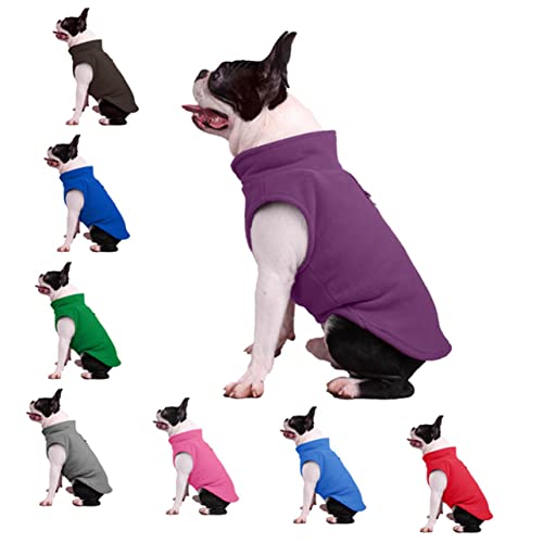 GALPADA 1 Stück Hundekleidung Hundemantel für kaltes Wetter Vlies Hundeanzug Mäntel Welpe kleine Hunde-Outfits weiblich Hund warme Kleidung Haustierkleidung Kleidung für Hunde Violett GALPADA 1 Stück Hundekleidung Hundemantel für kaltes Wetter Vlies Hundeanzug Mäntel Welpe kleine Hunde-Outfits weiblich Hund warme Kleidung Haustierkleidung Kleidung für Hunde Violett von GALPADA