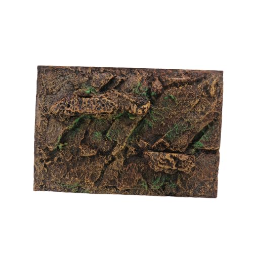 GALPADA 1 Stück Klettern Pet Box Hintergrundbrett Reptilien Dekorationen Hintergrund Für Reptilienbecken Eidechsentank Hintergrund Reptilien-Terrarium-Hintergrund Eidechsenbecken Coffee von GALPADA