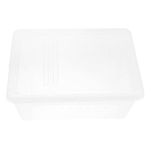 GALPADA 1 Stück Reptilienfütterungsbox aus Kunststoff für Spinnen Skorpione Schlangen Schildkröten und Geckos Strapazierfähig Belüftet und Geräumig für Optimale Tierhaltung von GALPADA