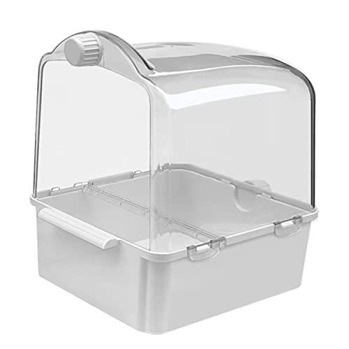 GALPADA 1 Stück Vogelbadewanne für Kleine Vögel Duschwanne mit Wasserinjektor für Wellensittiche Nymphensittiche und Andere Kleinvögel von GALPADA