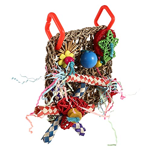 GALPADA 1 Stück Woven Parrot Toy Sicheres Nagespielzeug für Wellensittiche und Kleine Vögel Fördert Zahnhygiene und Spielspaß für Käfige und Spielplätze GALPADA 1 Stück Woven Parrot Toy Sicheres Nagespielzeug für Wellensittiche und Kleine Vögel Fördert Zahnhygiene und Spielspaß für Käfige und Spielplätze von GALPADA