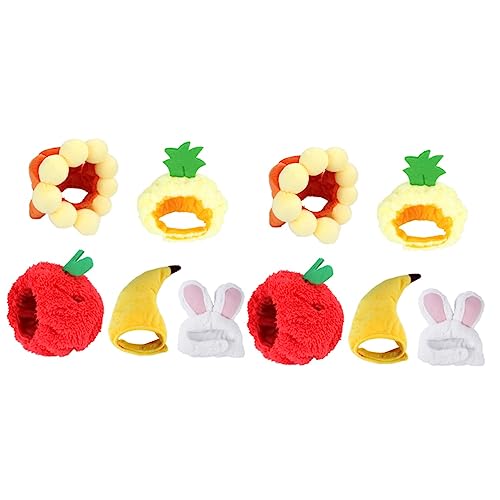GALPADA 2 Sets Haustier-Dekorationen Halloween-kostüme Hüte Süß Und Verstellbar Für Die Party-Kleidung Ihres Haustieres 5 Stück X 2 von GALPADA