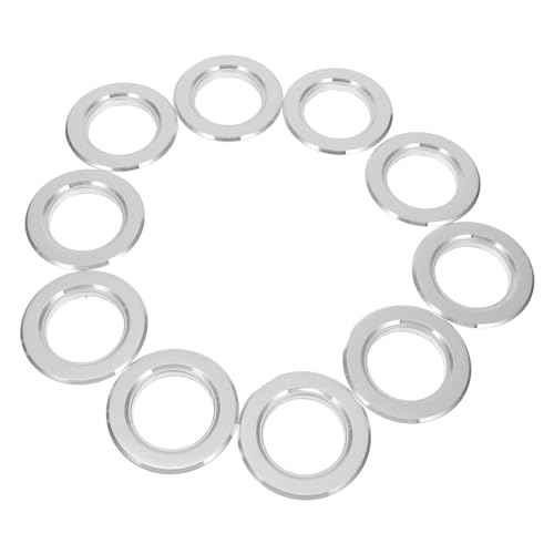 GALPADA 10 Stück Box Papageiennistkasten Stahlnestring Vogelhaus Abschreckungshaus Ring Zubehör Ringe Anti Brut Vogelhaus Biss Vögel Innenboxen Buddy Cage Silber Edelstahl von GALPADA