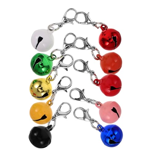 GALPADA 10 Stück Dekorative Glöckchen mit Robusten Clips für Katzen und Hundehalsbänder Zubehörteile für Haustiere Langlebig und Anzubringen GALPADA 10 Stück Dekorative Glöckchen mit Robusten Clips für Katzen und Hundehalsbänder Zubehörteile für Haustiere Langlebig und Anzubringen von GALPADA