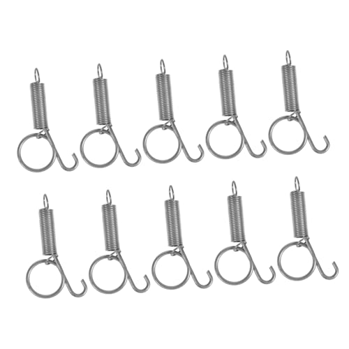 GALPADA 10 Stück Käfig Tür Haken aus Elastische Wiederverwendbare Befestigung für Kaninchen Tauben und Vögel Einfache Installation für Sicheren Käfigverschluss von GALPADA