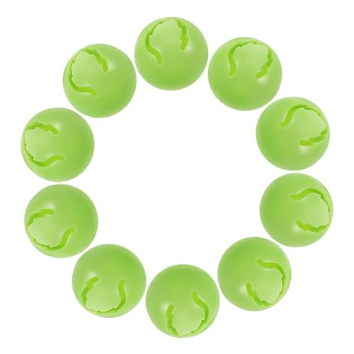GALPADA 10 Stück Katzenspielzeug Bälle mit Kunststoffglöckchen Glockenball für Indoor Katzen Leichtes Sicheres Füllmaterial Jingle Rasselspielzeug für Katzen Jagen von GALPADA