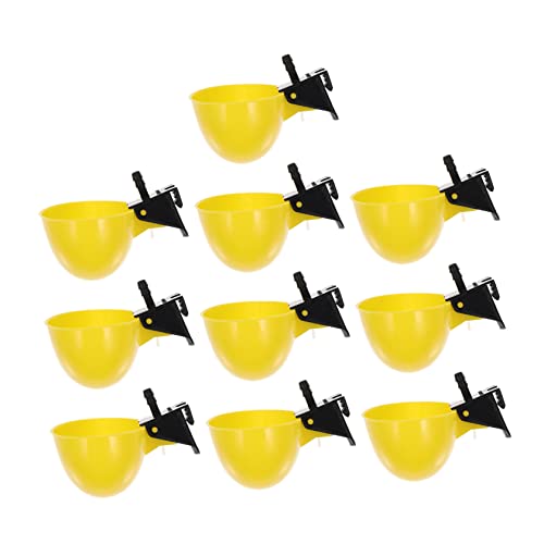 GALPADA 10 Stück Teiliges Automatischer Wasserspender für Tauben und Wachteln Praktische Vogeltränke für Kleine Vögel Spritzwassergeschützt und Langlebig für Vogelhaltung GALPADA 10 Stück Teiliges Automatischer Wasserspender für Tauben und Wachteln Praktische Vogeltränke für Kleine Vögel Spritzwassergeschützt und Langlebig für Vogelhaltung von GALPADA