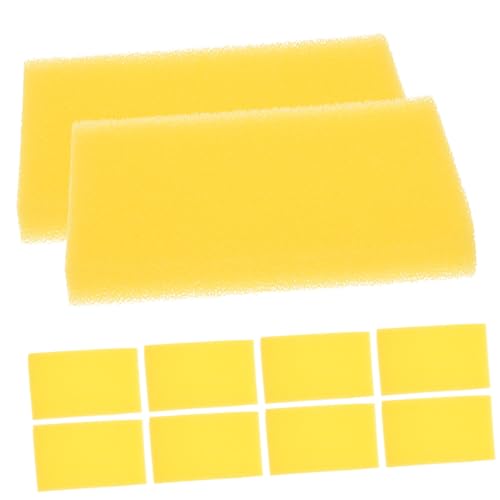 GALPADA 10 Stück Teiliges Feinporiges Aquarium Filter Schwamm Pad Vielseitiger Biologischer Schwammfilter für Fischbecken Terrarien und Aquaponik Zuschneidbar Absorbierend Langlebig Gelb GALPADA 10 Stück Teiliges Feinporiges Aquarium Filter Schwamm Pad Vielseitiger Biologischer Schwammfilter für Fischbecken Terrarien und Aquaponik Zuschneidbar Absorbierend Langlebig Gelb von GALPADA
