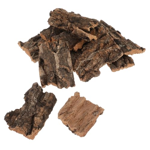 GALPADA 10 Stück Teiliges Reptilien Baumrinden Kletterplattform Natürliche Klettermöglichkeit für Kleine Eidechsen und Schildkröten Langlebige Farblich Frische Terrarien Dekoration von GALPADA