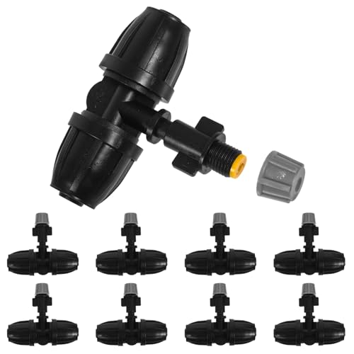 GALPADA 10 Stück Teiliges Tropfbewässerungs System mit Verbindern und Nebeldüsen für Gartenbewässerung Effiziente Automatisierung für Heiße und Pflanzenpflege GALPADA 10 Stück Teiliges Tropfbewässerungs System mit Verbindern und Nebeldüsen für Gartenbewässerung Effiziente Automatisierung für Heiße und Pflanzenpflege von GALPADA