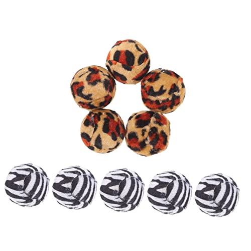 GALPADA 10Stücke Katzenspielzeug Kugeln Interaktive Spielbälle Für Katzen Weiche Plüschbälle Leopardenmuster Innenkatzen Zufällig Kätzchen Für Endlosen Spaß GALPADA 10Stücke Katzenspielzeug Kugeln Interaktive Spielbälle Für Katzen Weiche Plüschbälle Leopardenmuster Innenkatzen Zufällig Kätzchen Für Endlosen Spaß von GALPADA