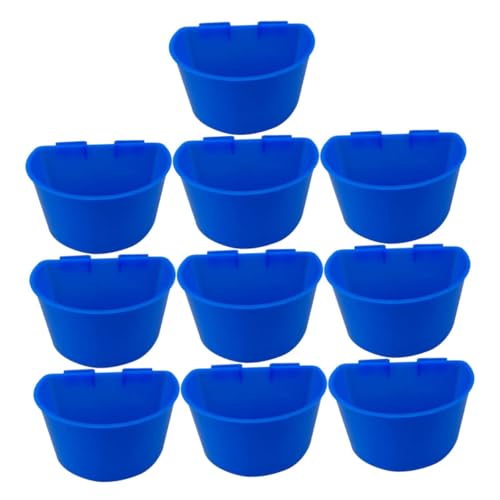 GALPADA 10stücke Taubenfutterschale Aus Dickerem Kunststoff Hängebecher Für Vögel Vogelfutterspender Mit Aufhängung Geeignet Für Tauben Und Kleine Vögel Leicht Und Langlebig Futter Und was von GALPADA