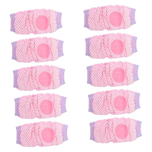 GALPADA 12 Stück Hundephysiologische Hosen Windel für Hunde wählen PIPI-Pads. PIPI-Pad Haustier Hundezubehör für große Hunde erste Ausbildung Geruch Dackel Ballaststoff Rosa von GALPADA