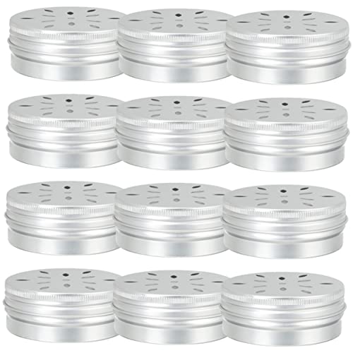 GALPADA 12 Stück Teiliges Hundetraining Aluminium Geruchstrainingsboxen mit Blütenloch für Nasenarbeit Geruchserkennung und Suchspiele Stabiler Geruchsträger für Effektives von GALPADA