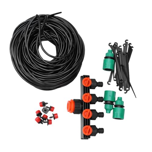 GALPADA 156 Stück Teiliges DIY Tropfbewässerungssystem für Garten Schlauch mit Einstellbaren Tropfköpfen und Wasserverteiler für Effiziente Pflanzenbewässerung GALPADA 156 Stück Teiliges DIY Tropfbewässerungssystem für Garten Schlauch mit Einstellbaren Tropfköpfen und Wasserverteiler für Effiziente Pflanzenbewässerung von GALPADA