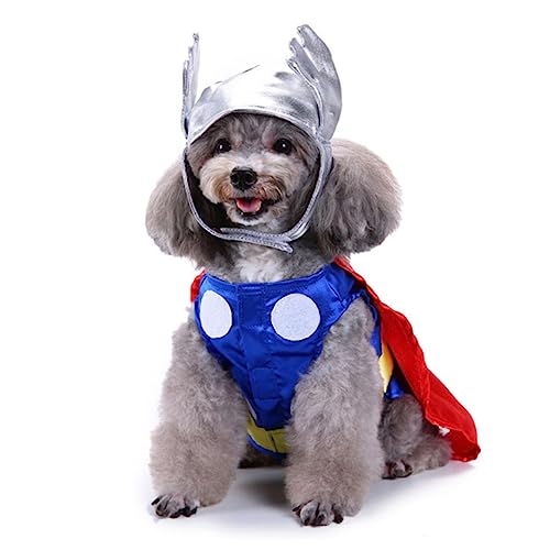 GALPADA 1Satz Haustier Halloween Kostüm mit Hut für Lustige Cosplay Kleidung für Halloween Partys Verstellbar Hochwertiges Perfektes für Kleine und Katzen von GALPADA