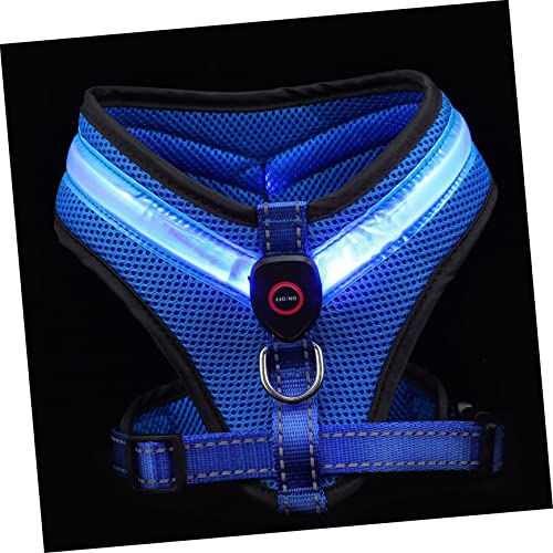 GALPADA 1Satz USB Ladbare LED Hundeweste für Modebewusste Haustiere Atmungsaktiv mit Beleuchtungsmodi für Nächtliche Erhältlich Perfektes Hundezubehör von GALPADA