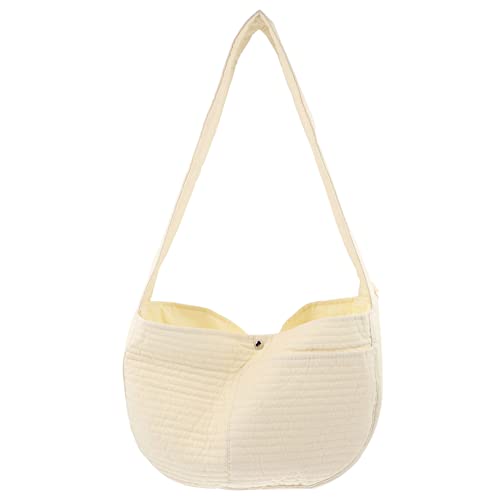 GALPADA 1Stück Haustier Tragetasche Für Katzen Bequeme Umhängetasche Für Reisen Beige Für Kleine Haustiere Bis Praktische Schultertasche von GALPADA