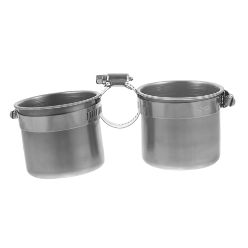 GALPADA 1Stück Papagei Futterbehälter Aus Edelstahl Futterbasis Für Haustierpapageien Höhe Praktisches Fütterungszubehör Für Papageienhaltung GALPADA 1Stück Papagei Futterbehälter Aus Edelstahl Futterbasis Für Haustierpapageien Höhe Praktisches Fütterungszubehör Für Papageienhaltung von GALPADA
