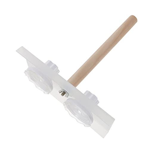 GALPADA 1Stück Papageien Waschregal mit Saugnapf Stehstange für Hochwertiges für Sittiche und Papageien Duschzubehör Fördert Gleichgewicht und Koordination von GALPADA