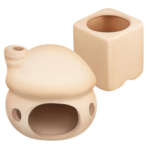 GALPADA 2 STK. Keramik Fischversteck Aquarium Dekoration Kleines Betta Aquarium Höhle Sichere Versteckmöglichkeit Dekoratives Fischhaus für Fischbecken Vielseitig für Zuhause und Büro GALPADA 2 STK. Keramik Fischversteck Aquarium Dekoration Kleines Betta Aquarium Höhle Sichere Versteckmöglichkeit Dekoratives Fischhaus für Fischbecken Vielseitig für Zuhause und Büro von GALPADA