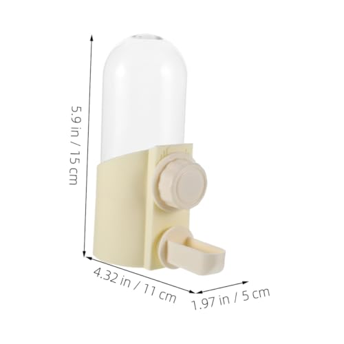 GALPADA 2 STÜCK Vogelwasserspender Käfig mit Integriertem Futternapf Rutin Material Vielseitig Einsetzbar Einfache Reinigung für Tauben Papageien Wellensittiche und Kleine Haustiere von GALPADA