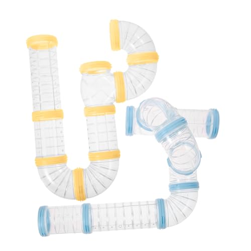 GALPADA 2 Sätze DIY Hamster Röhrenset Transparent Außenkanal Hamsterkäfig Tunnel Erweiterung für Zwerghamster Igel Meerschweinchen Kleintiere GALPADA 2 Sätze DIY Hamster Röhrenset Transparent Außenkanal Hamsterkäfig Tunnel Erweiterung für Zwerghamster Igel Meerschweinchen Kleintiere von GALPADA