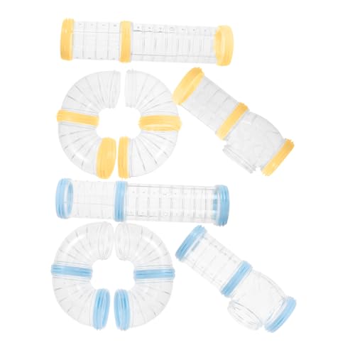 GALPADA 2 Sätze Hamster Tunnel Zubehör DIY Verbindungstunnel für Käfige Transparent für und Außenanwendungen Erweiterbar für Fördert Kreatives Spiel und Bewegung GALPADA 2 Sätze Hamster Tunnel Zubehör DIY Verbindungstunnel für Käfige Transparent für und Außenanwendungen Erweiterbar für Fördert Kreatives Spiel und Bewegung von GALPADA