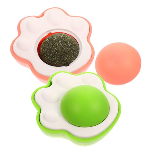 GALPADA 2 Sätze Katzenminze Ball Set Grün Interaktives Katzenspielzeug für Drinnen und Draußen Fördert die Zahngesundheit und Vertreibt Schlechten für Katzen Lecken für Selbstbeschäftigte GALPADA 2 Sätze Katzenminze Ball Set Grün Interaktives Katzenspielzeug für Drinnen und Draußen Fördert die Zahngesundheit und Vertreibt Schlechten für Katzen Lecken für Selbstbeschäftigte von GALPADA